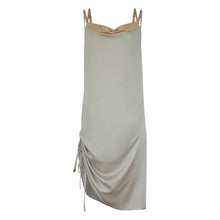 Load image into Gallery viewer, Aquamarine Dress with Underneath Top and Drawstring
