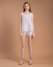 Load image into Gallery viewer, Linen Lounge Suit with Lace, Sleepwear
